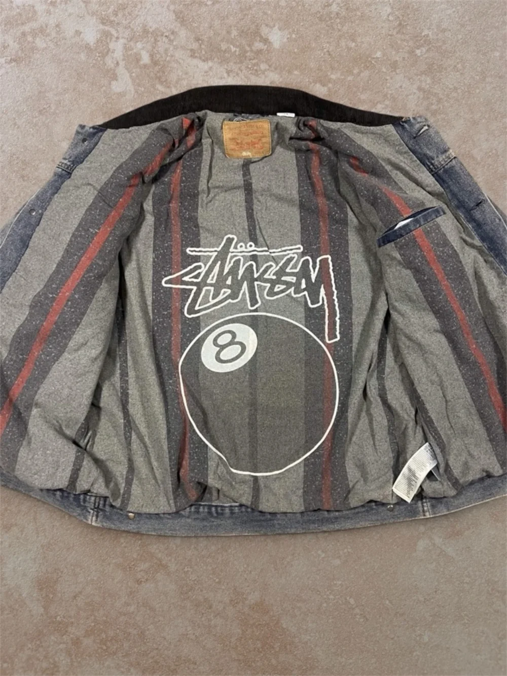 Levi's x Stussy Men's Denim Jacket- Large - Picture 3 of 3